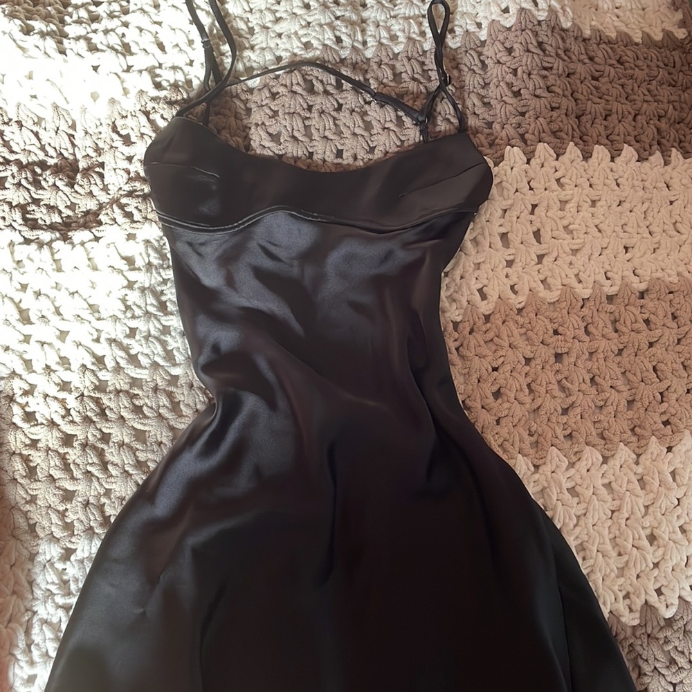 Zara Satin Mini Dress